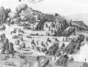 ミュールベルクの戦いの概観、詳細、1547年4月24日（217805〜217808も参照）
